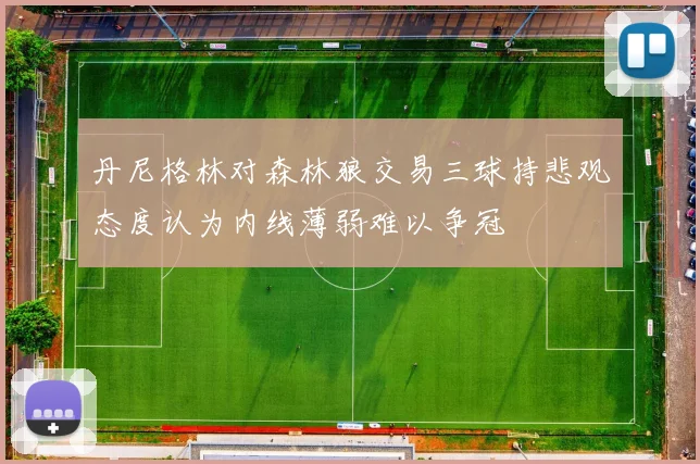 丹尼格林对森林狼交易三球持悲观态度认为内线薄弱难以争冠